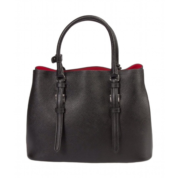 SOLD PRADA Saffiano Cuir Double Tote Bag $3,100 - Picture 5 of 8